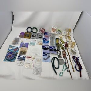 Beads & Jewelry Making Supplies Lot Findings Wire Glass Beads Crystals Toggle
